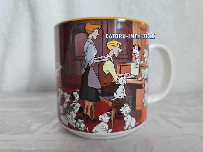 Tasse / Mug / Cup scène Disney Classics 101 Dalmatiens Pongo Perdita Dalmatians - photo numéro 3
