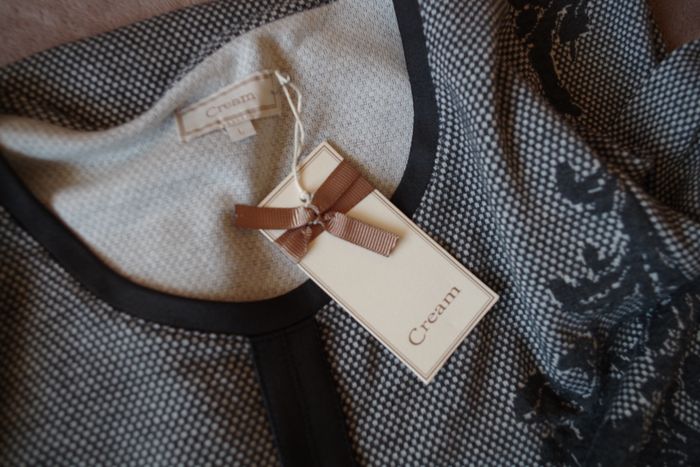 CREAM Robe motifs style baroque T L - photo numéro 7