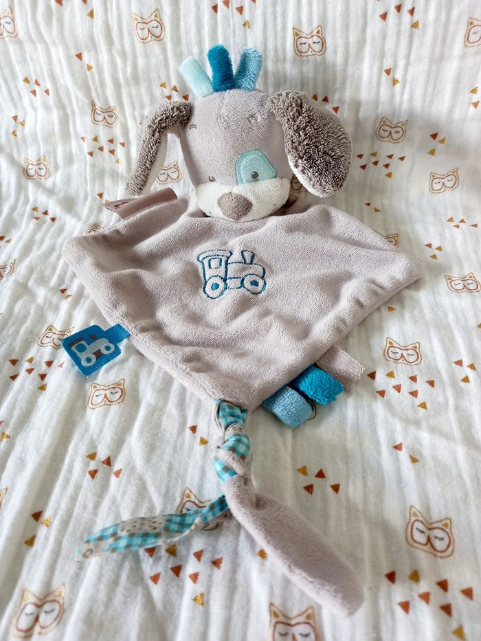 Doudou chien Nattou train