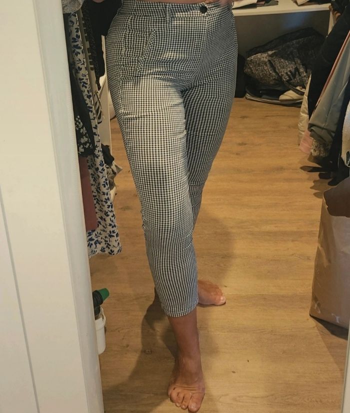 Pantalon vichy léger - photo numéro 2