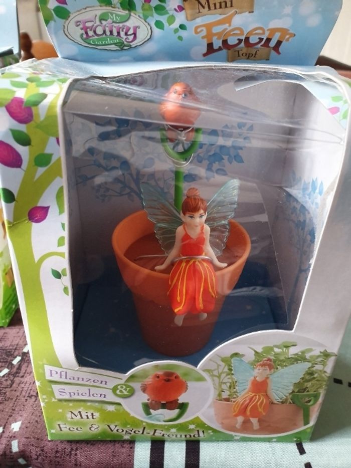 Figurine avec pot et graines à planter - photo numéro 3