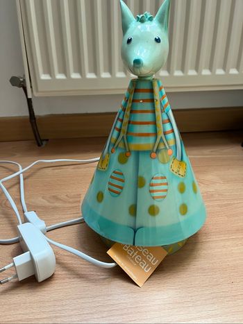 Lampe pour enfant veilleuse loup vintage