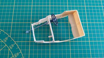 Banquette arrière + volant pièce miniature Bburago burago Jaguar SS100 1937 1/18 1/18e 1/18ème #C33