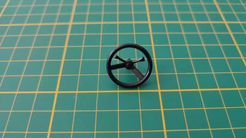 Volant seul pièce détachée miniature Rolls-Royce Camargue Burago BBurago 1/22 1/22e 1/22eme #B58