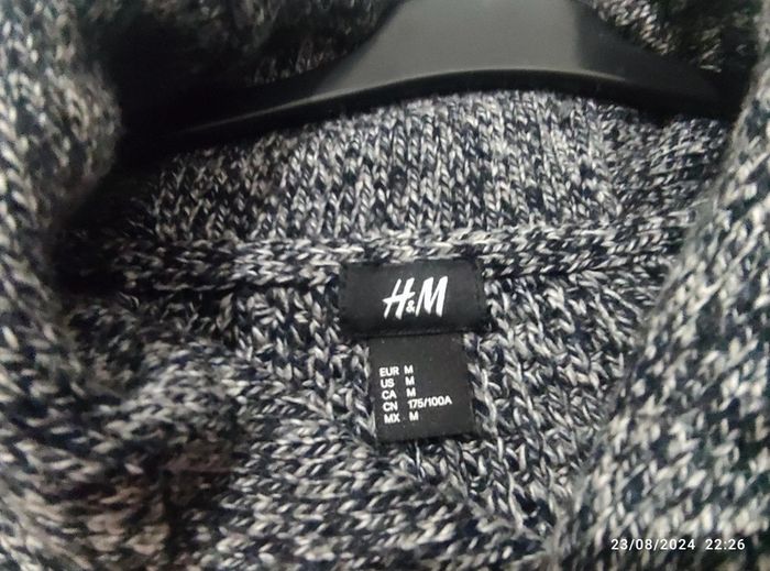 Pull épais col roulé homme H&M taille M - photo numéro 2