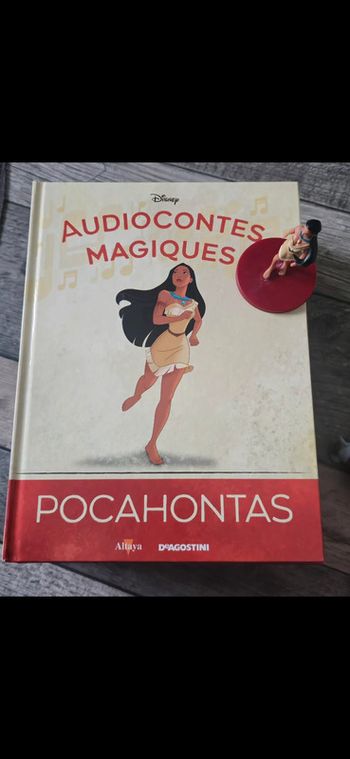 Livre et figurine 133  des audiocontes Magiques altaya audio conte audio compte disney133
