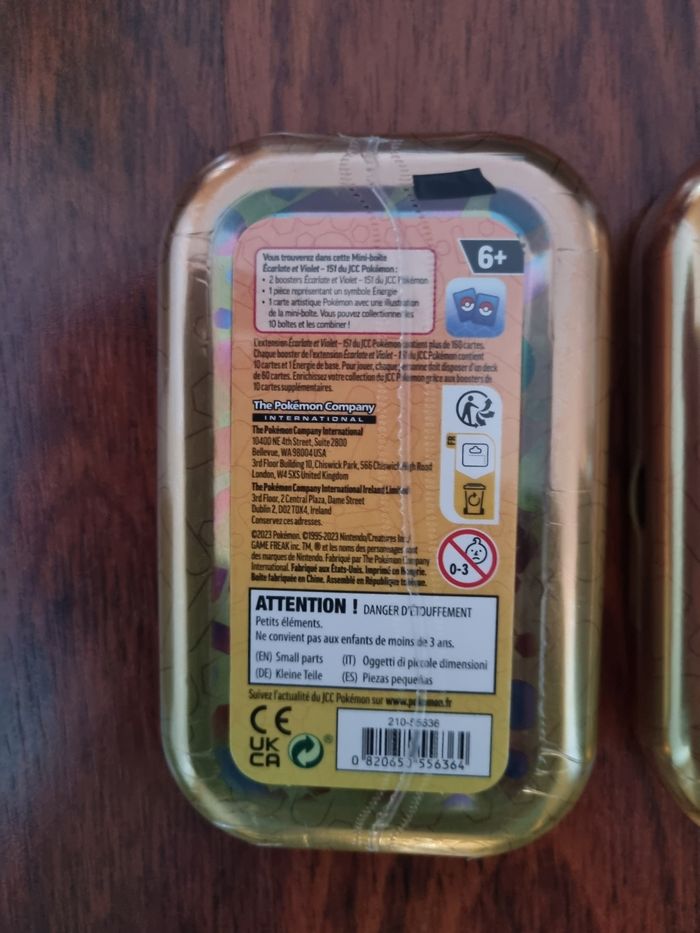 2 mini tin pokemon.151 - photo numéro 5