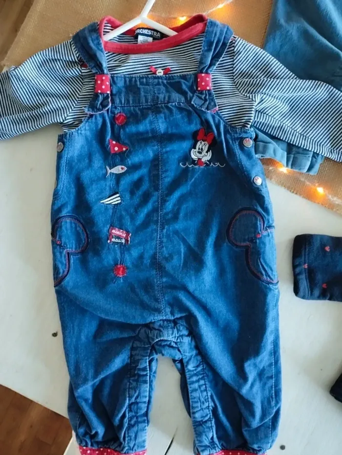 Lot vêtements filles 6 mois hiver - photo numéro 2