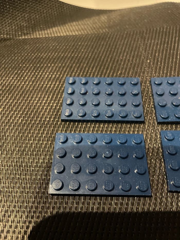 Lego lot petites plaques base bleu foncé lego officiel pièces détachées - photo numéro 4