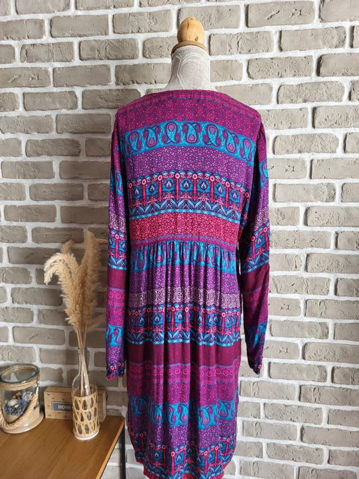 Robe imprimée ethnique Hippie chic- Coline - photo numéro 14
