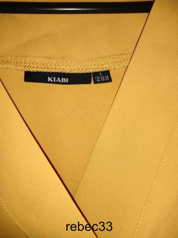 Blouse haut Débardeur jaune moutarde Kiabi - photo numéro 2