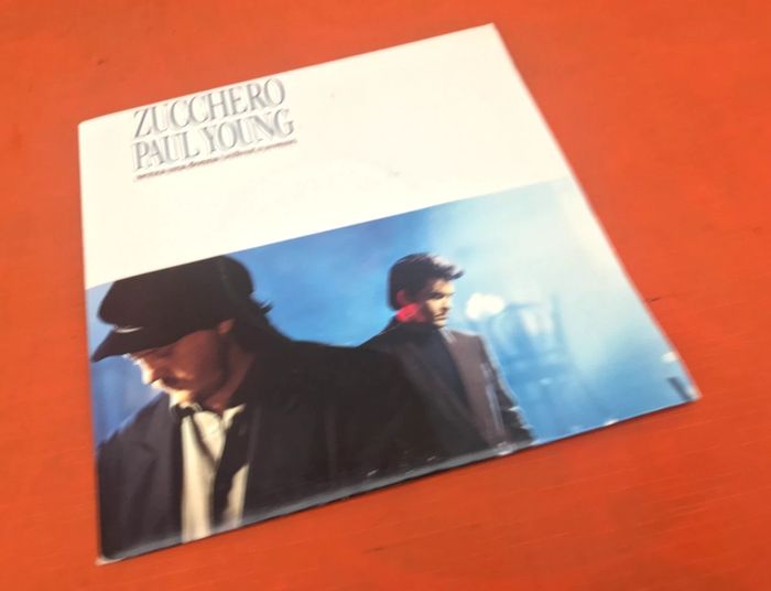 Vinyle 45 tours Zucchero/Paul Young Senza una donna  (1991) London Records 879 6687 - photo numéro 6