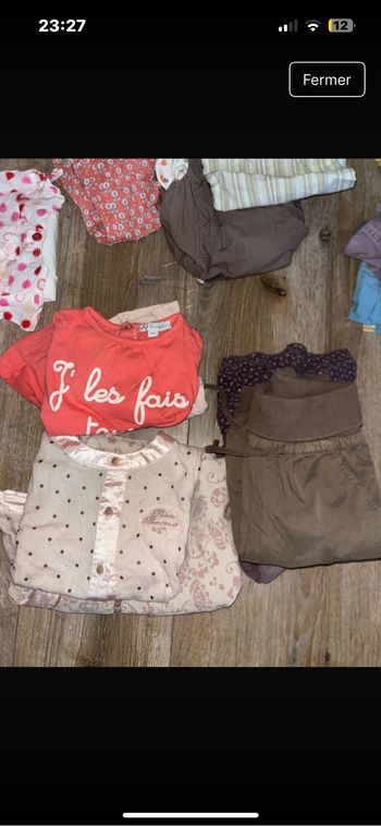 Lot vêtements filles 18 mois
