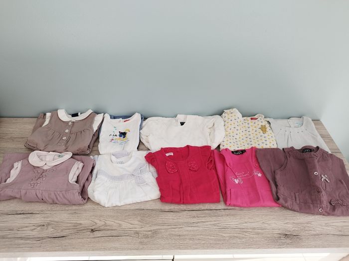 Lot de 46 vêtements fille 12 mois - photo numéro 8