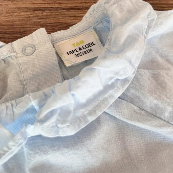 Blouse bleu clair - photo numéro 4