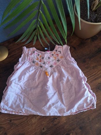 Tunique à rayure rose orchestra