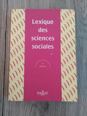 Lexique des sciences sociales