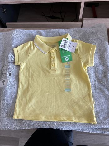 T-shirt à col bébé garçon