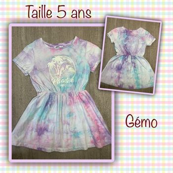 Robe été paradise  - taille 5 ans