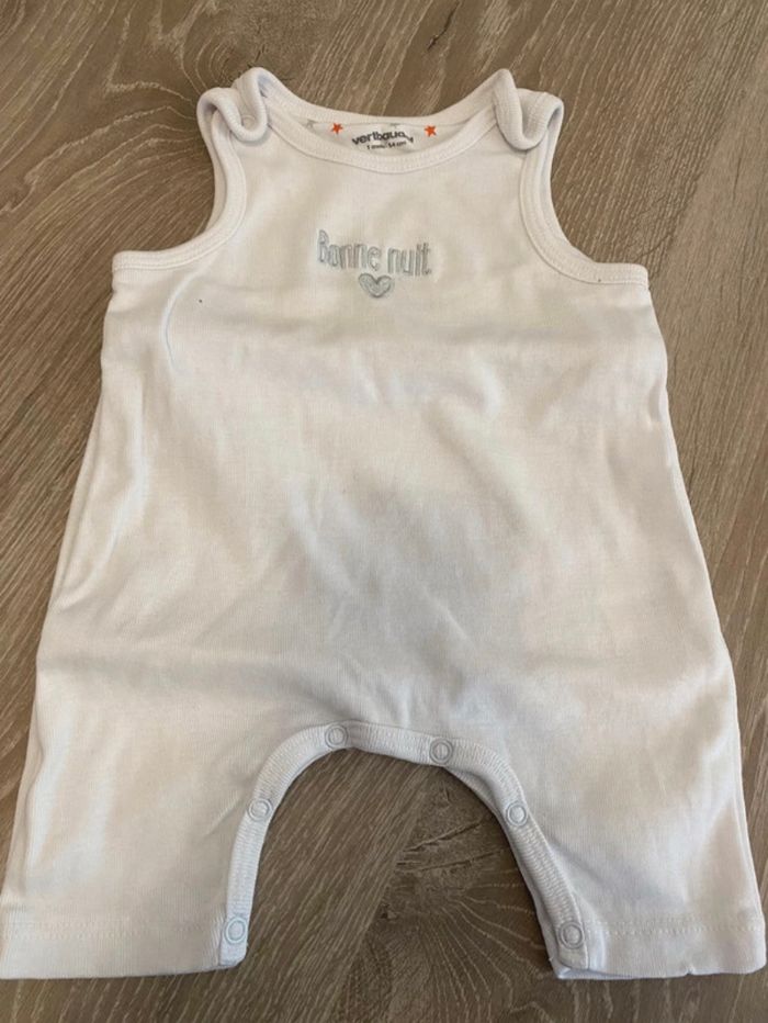 Barboteuse Vertbaudet 1 mois