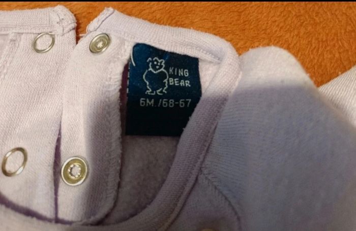 Pull Hiver Doublé Polaire Bébé Fille King Bear - 6 Mois (68 cm) - violet Pâle - photo numéro 3