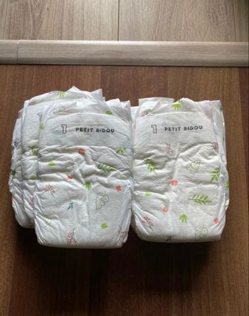 Lot 7 couches taille 1 les petits culottés