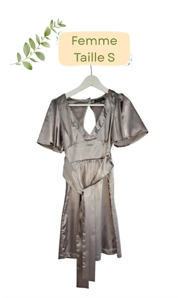 Robe argentée - Taille S