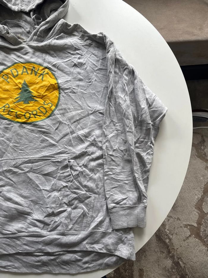Sweat à capuche gris Pdank Records – Taille 2XL - photo numéro 5
