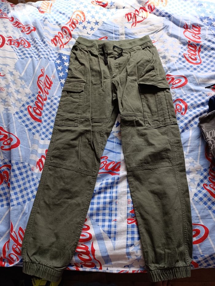 Cargo vert kaki HM - photo numéro 3