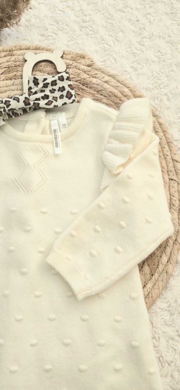 Ensemble robe en laine 6 mois - photo numéro 3