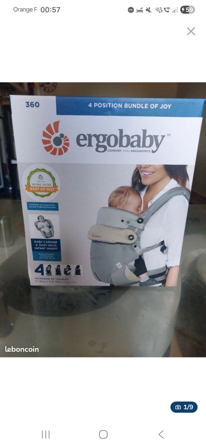 Porte bébé Ergobaby