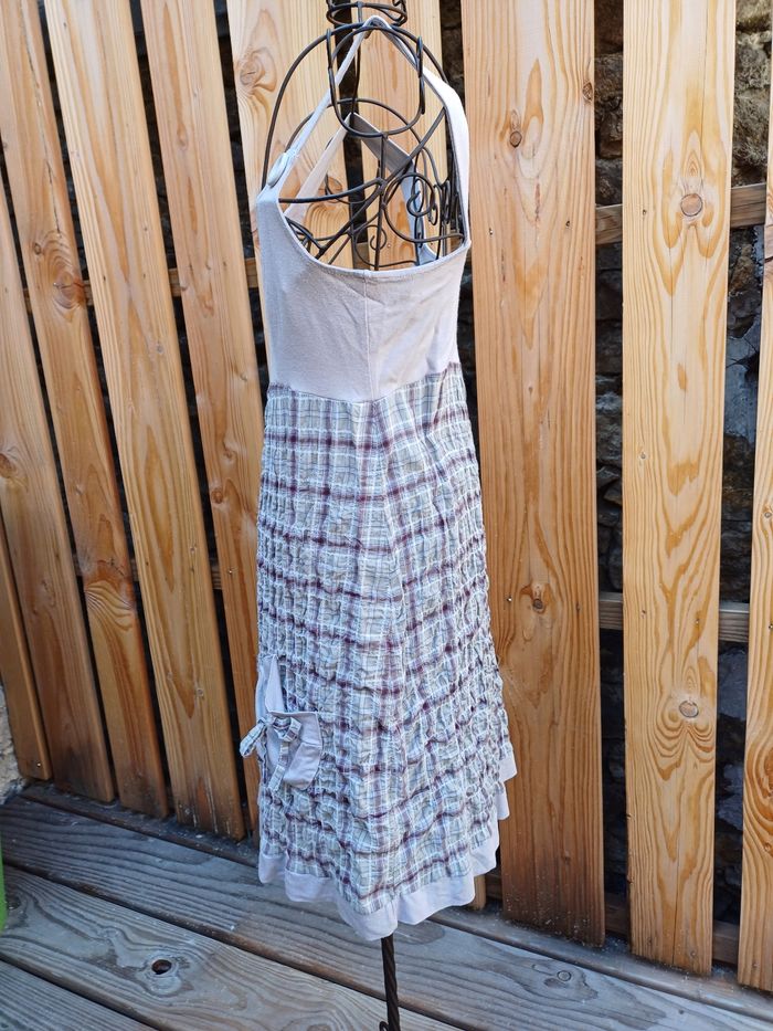 Jolie robe à carreaux Nothing Else taille L - photo numéro 4