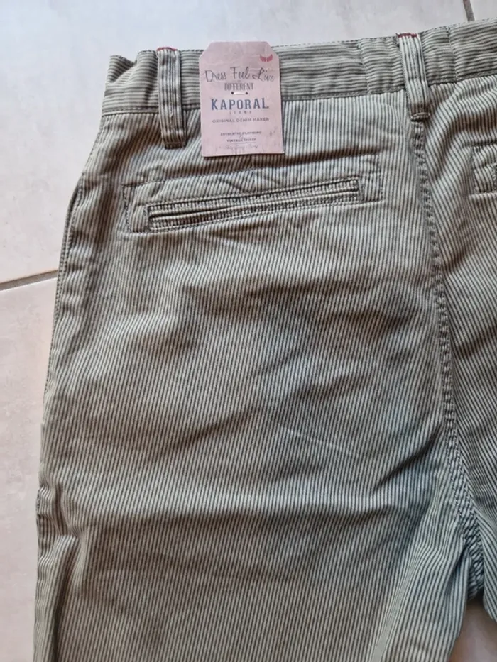 Bermuda short chino Kaporal taille 38 - photo numéro 8