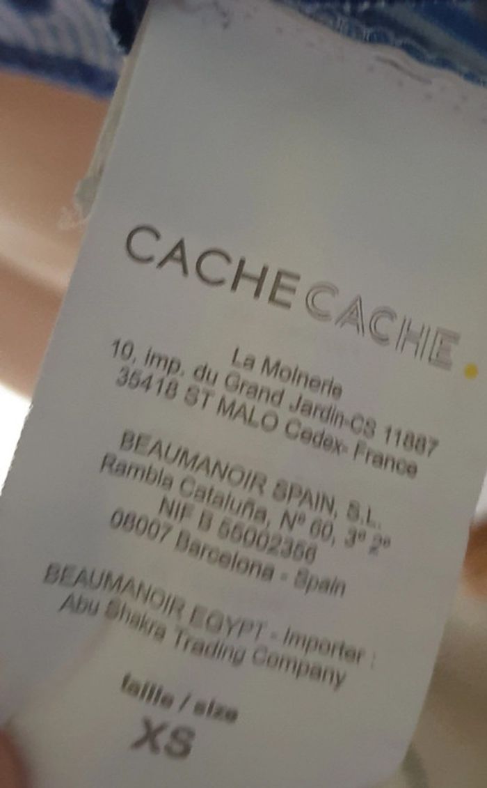 💜 Haut taille XS 34 Cache Cache #emyfleury_34femme - photo numéro 5