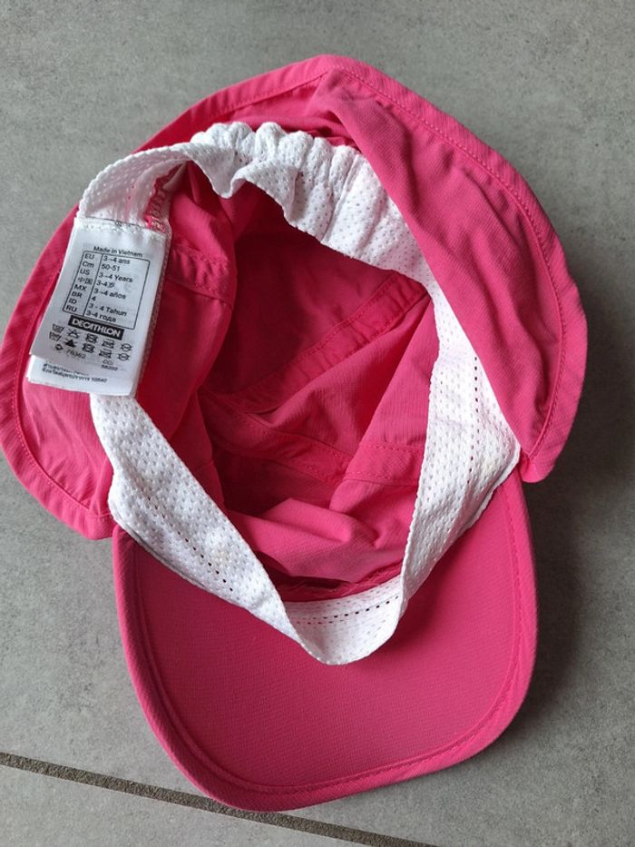 Casquette Decathlon anti UV fille 3-4 ans - photo numéro 3