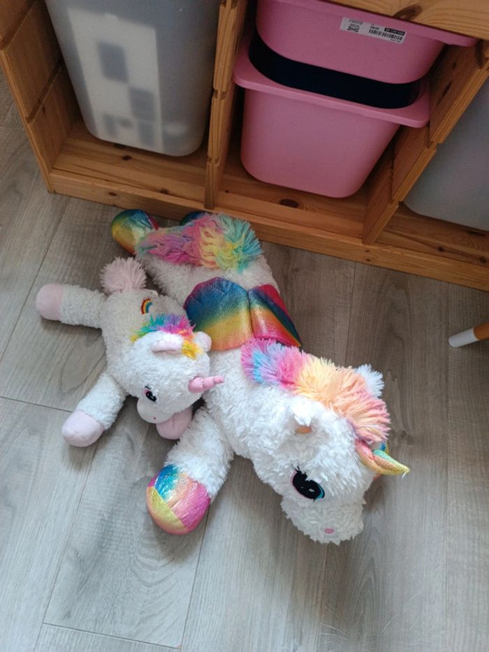 Lot de deux peluches licorne - photo numéro 3