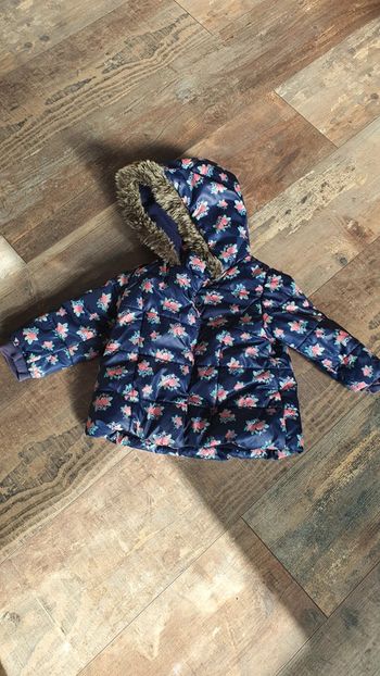 Manteau chaud 18 mois cocoon en très bon état