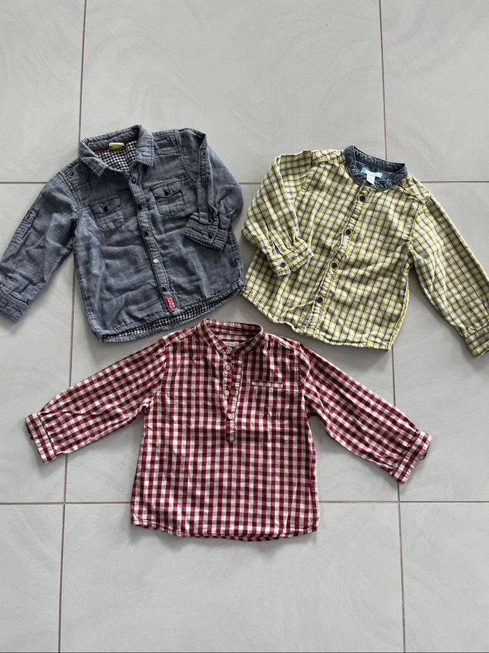 Lot de 3 chemines 2 ans