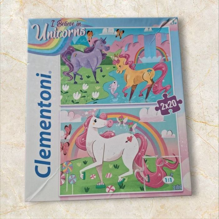 Puzzle licorne 2X 20 pièces