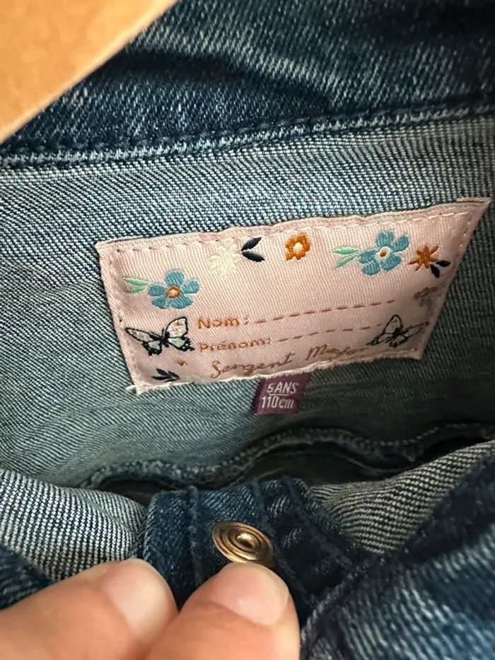 Veste en jean Butterfly - photo numéro 3