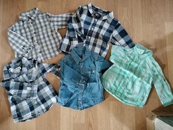 Chemise garçon 6 mois