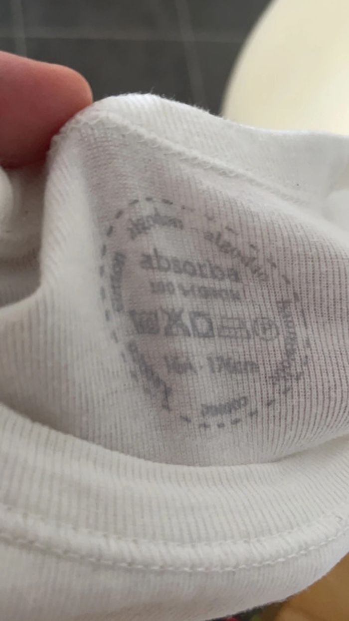 Tee shirt absorba basique blanc - photo numéro 4