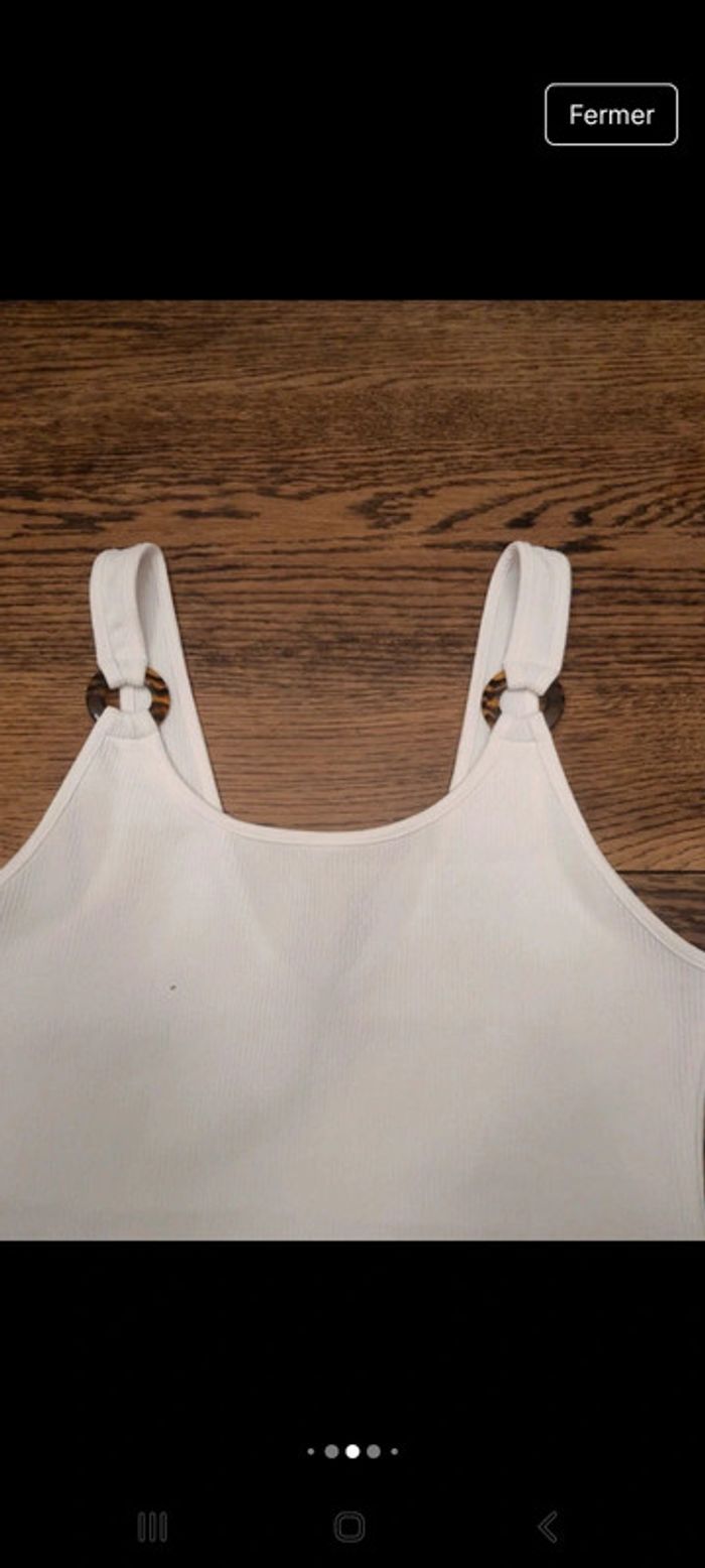 Body Blanc Divided H&M eur M en parfait état - photo numéro 6
