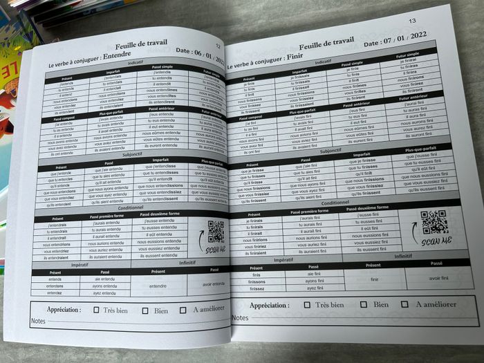 Cahier d'exercice et de pratique de la Conjugaison neuf - photo numéro 2