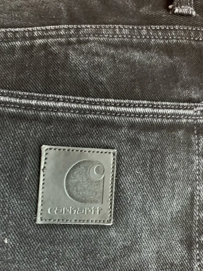 Jean noir homme Carhartt - photo numéro 4