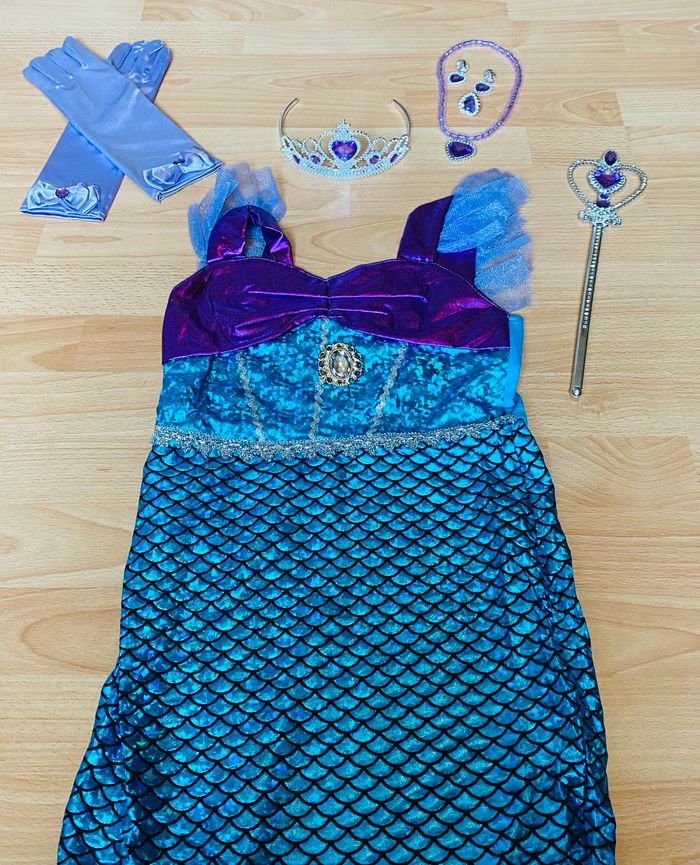 Déguisement sirène Turquoise 6ans - photo numéro 7