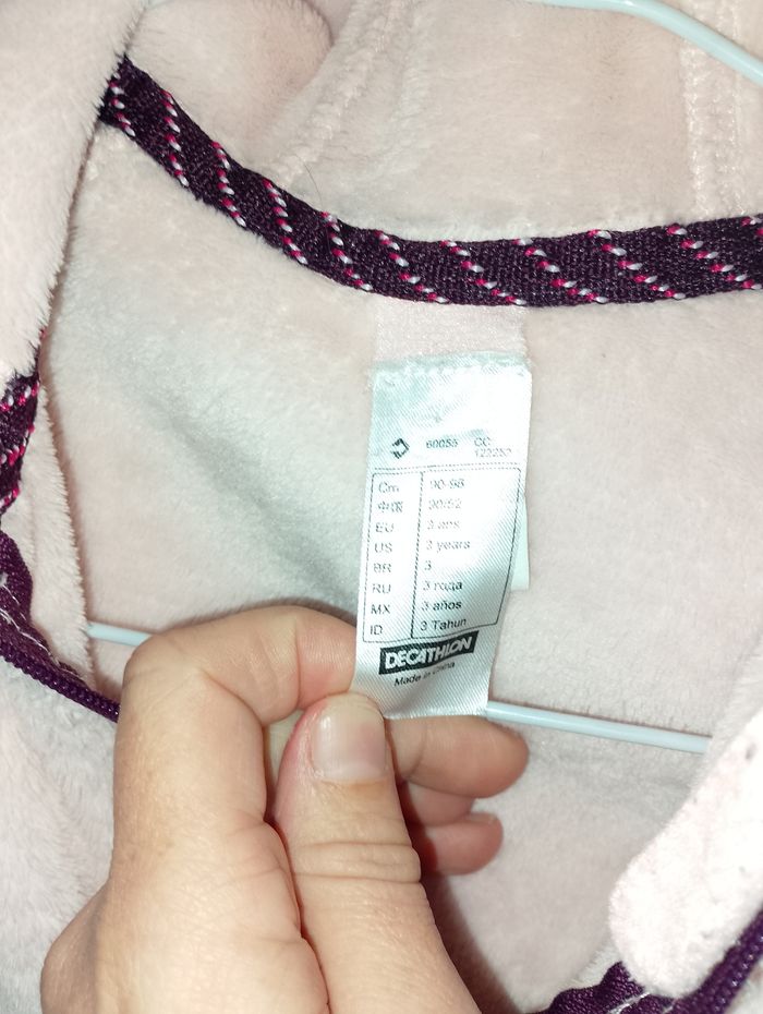 Gilet polaire rose decathlon 3 ans Quechua - photo numéro 4