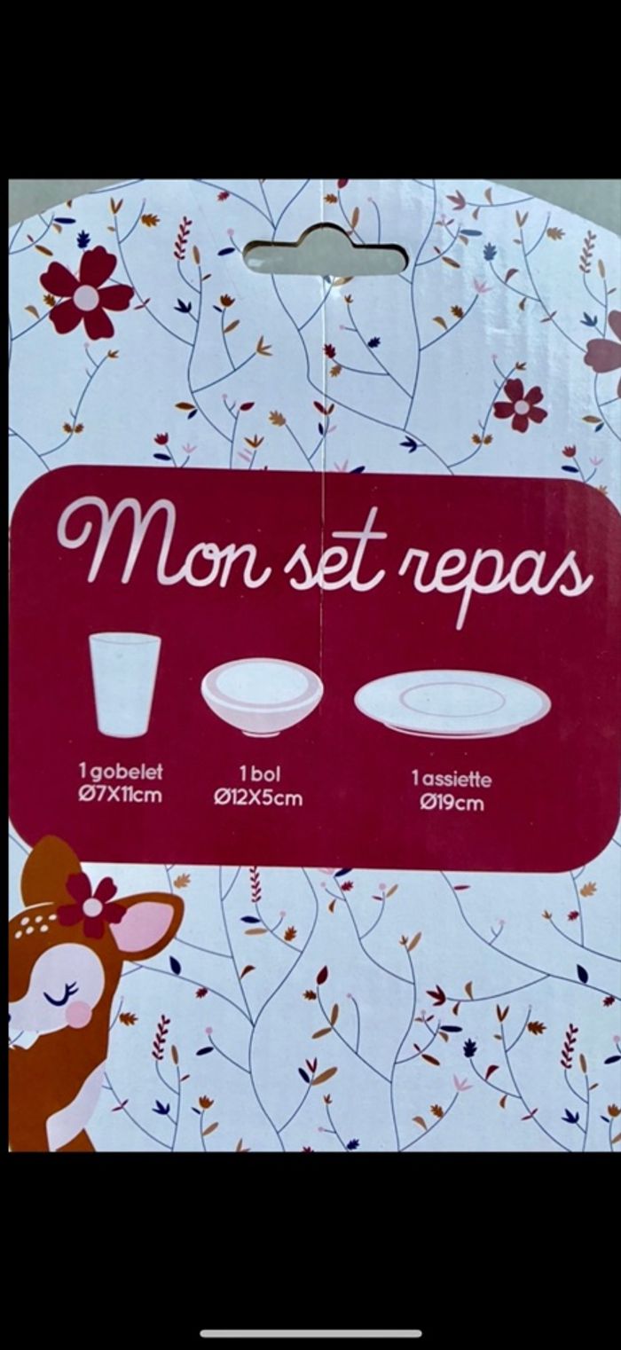 Set repas biche - photo numéro 6