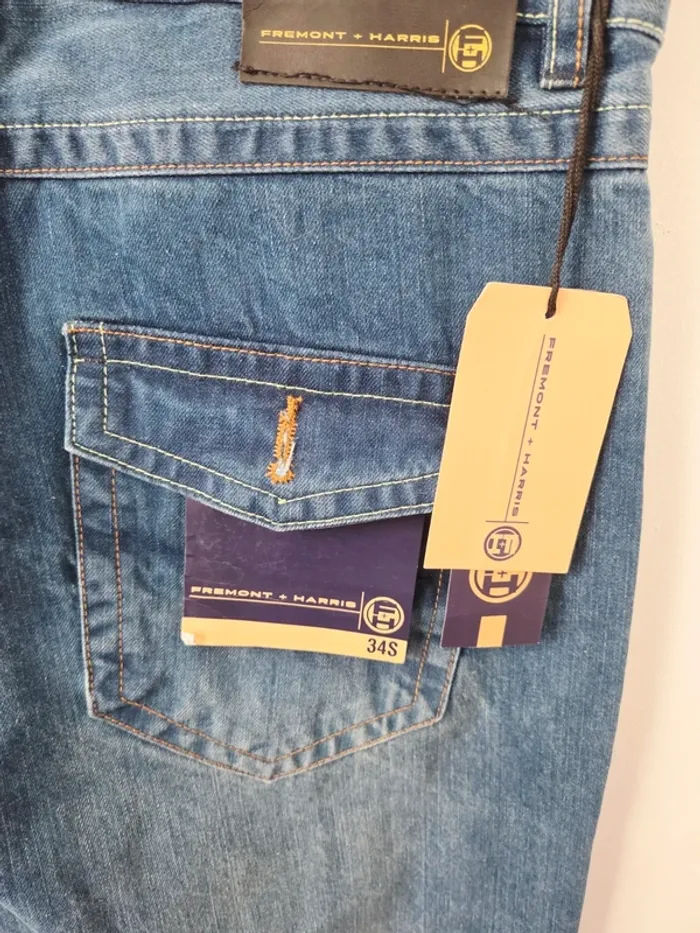 Beau jean Fremont + Harris taille 34S (M/L) - photo numéro 8
