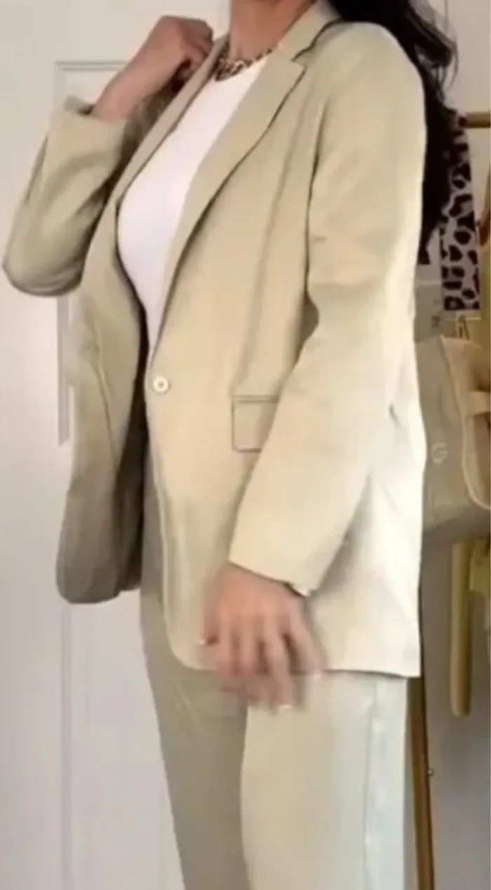 Blazer de costume Zara taille L - photo numéro 8